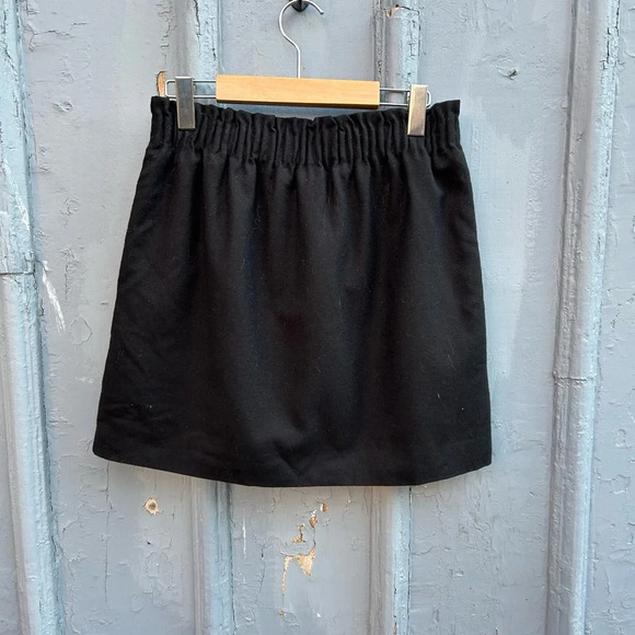 J.Crew City Mini Wool Skirt,  size 4 - Picture 5 of 14